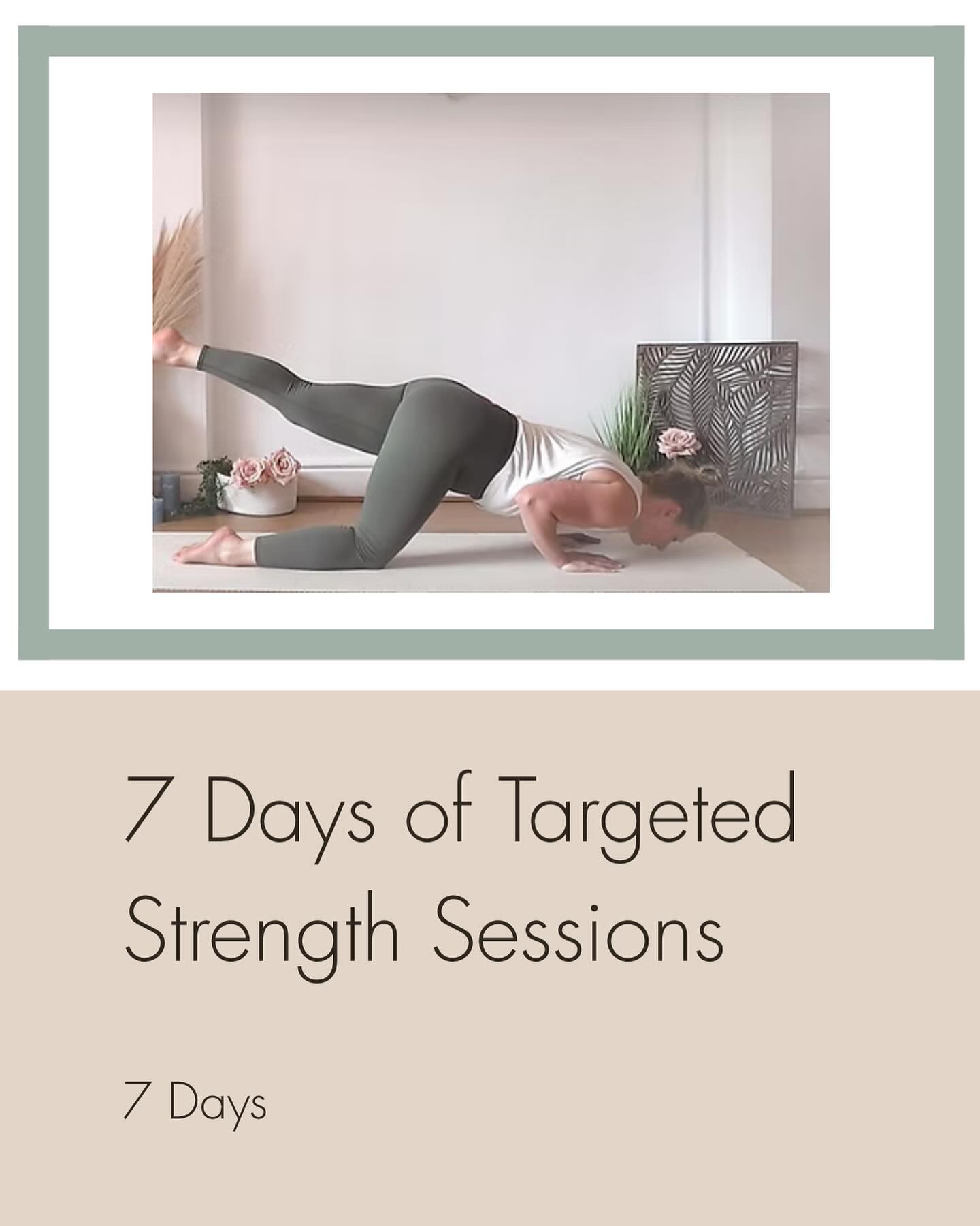 Start the new year with this 7 day challenge. The aim is to do this in 7 consecutive days to really feel the benefits. Gain more energy, feel fitter and stronger with these strength and core sessions. The 20 minutes strength sessions will get your heart rate up and give your core a good workout.

You have to be a Core Member to join the challenge. It’s free for your first 7 days so, technically you can join for free!

Link in my bio to sign up to become a Core Member

All the best in 2025

#pilateschallenge #pilatesonline #pilatesonlinevideos #pilatesclassesonline