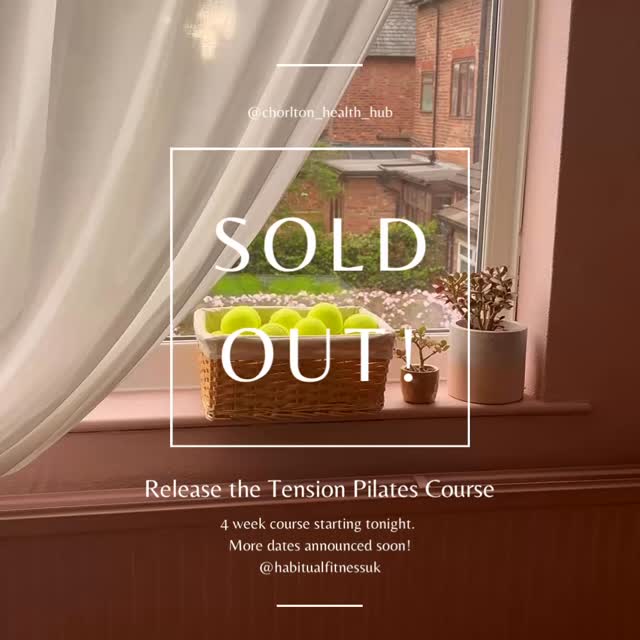 I’m excited to release my tension tonight after a full day of doing massages! 💆‍♀️ 

Tonight is the first of 4 sessions of my new ‘Release the tension Pilates’ classes.

What to expect:
Each week we will be targeting common tight areas that often cause us tension and aches. Areas include the shoulders and back, hamstrings and hips. We can’t ignore the strength so we will be doing a strength sequence each week which works those muscles and more, then we finish the session with a lovely big release using tennis balls, called Myofascial release. After the 4 weeks you will hopefully feel looser and have great takeaways to do at home to keep those muscles released.

Next dates announced soon. 

Book via my website (link in bio @habitualfitnessuk )

#pilates #releasetension #myofascialrelease #selfmassage #pilatesstrength #pilatesmanchester #pilateschorlton #chorltonhealthhub